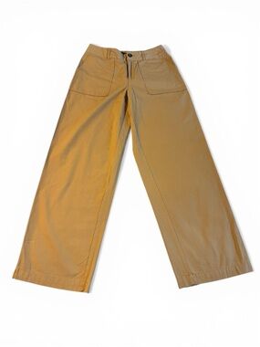 Who What Wear Wide-Leg Chinos in Tan